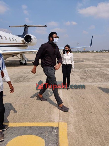 Tollywood Actors at Begumpet Airport